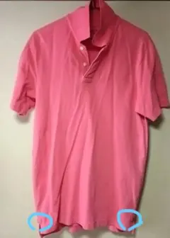ユニクロ　JUST FIT HEAVY WASHED ポロシャツ Mサイズのサムネイル