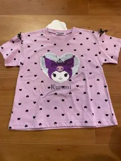 サンリオ クロミ スパンコール 半袖Tシャツ カットソー 130