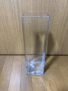 フラワーベース　大型　ガラス　フラワースタンド　スクエア