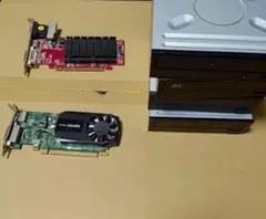 PCパーツまとめ グラフィックボード 光学ドライブセットジャンク品