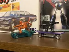 ホットウィールスケボーフィギュア(2体)