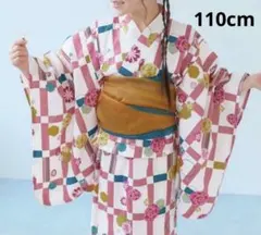 デビロック ワンピースにもなる セパレート浴衣 110 帯2本セット