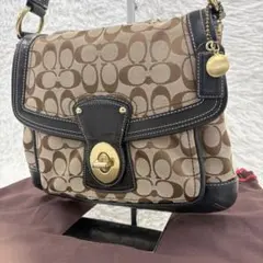 COACH Y2K シグネチャー ワンショルダーバッグ ターンロック 70周年