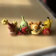 中古　傷あり　ポケモン おうちで!りらくっしょんマスコット　4個セット