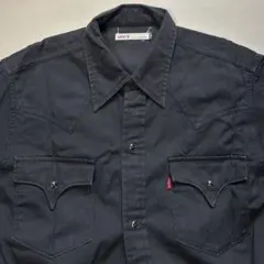 Levi’s ブラック ウエスタンシャツ・リーバイス