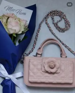 Riu Rose phone bag ピンク - メルカリ