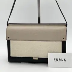【極美品】FURLA LIKE ショルダーバッグ ショルダーウォレット レザー