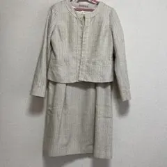 Natura Beauty Basic スカートスーツ ベージュ系