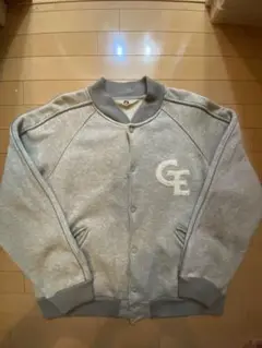 【90s GOOD ENOGH/グッドイナフ】スウェットスタジャン　グレー　L