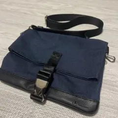 TAKEO KIKUCHI タケオキクチ ショルダーバッグ ネイビー 未使用