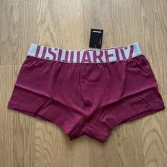 【未使用品】DSQUARED2 ロゴ ボクサーパンツ ワイン Mサイズ