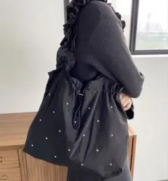 LOWRYSFARM スタッズフリルトート