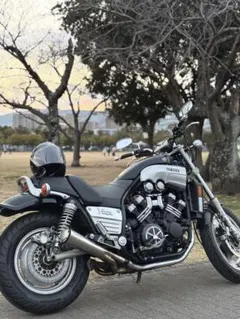 国産250ccアメリカンHONDAマグナ250V-TWIN黒純正マフラー - メルカリ