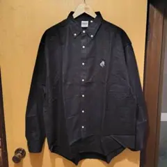 coen YALE 別注ワンポイント刺繍ネルシャツ