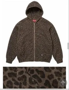 トップス Supreme Hooded Zip Up Thermal Leopard Supreme Hooded Zip Up Thermal (SS25) - $138