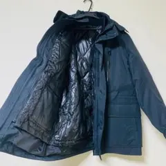 ユニクロ ダウンジャケット XL ハイブリッドダウンパーカー ブラック