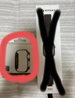 PITAKA Apple Watch用カーボンケース 42mm ブラック