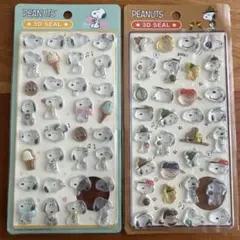 スヌーピー♡クリスタル3Dシール peanuts 2枚