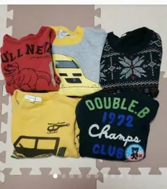 ダブルB　トレーナー　５点セット　100　110　BREEZE