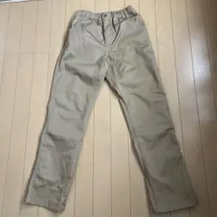 新品／未使用　ニッセン　キッズ長ズボン　160センチ　ベージュのサムネイル