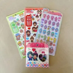 モンチッチ うるちゅるポップシール 平成はっぴーフォン おはじきシール