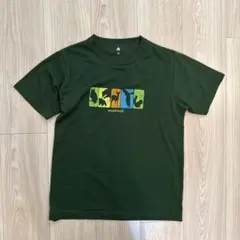 【美品】mont-bell　キッズTシャツ　150cm グリーンのサムネイル