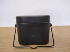 ミリタリースタイル 飯盒 2段式 アウトドア調理器具