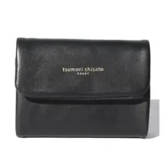 【美品】tsumori chisato CARRY フレンチラム　三つ折り財布