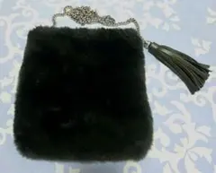 azul by moussy エコファーチェーンポシェット　カーキ