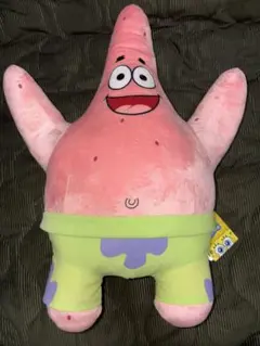 土日限定価格⚠️12/10入手●スポンジボブ パトリック（大）ぬいぐるみ約50cm