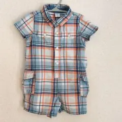 baby GAP チェック柄ロンパース 18-24ヶ月