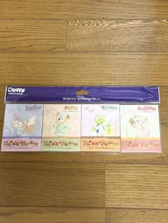 Duffy and Friends メモ用紙 （4個セット)