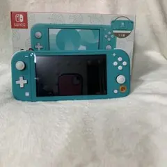 美品Nintendo Switch Lite あつ森まめきち＆つぶきちアロハ柄