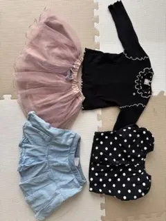 プティマイン　トップス　スカート　セット　90