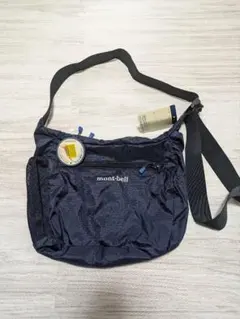 【新品未使用】モンベルポケッタブルライトショルダーバッグS ネイビー