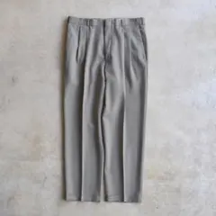 90s SLATESスレイツ ツータックスラックス チャコールグレーW40L30 90s Levis SLATES スリータック スラックス デッドストック アメリカ製