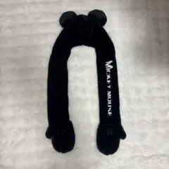 ミッキーのフード付きマフラー