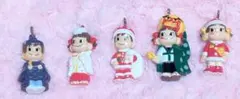【✨即購入大歓迎✨】昭和レトロ ペコちゃん ポコちゃん フィギュアチェーンセットのサムネイル