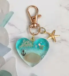 No.17 幸せを呼ぶ桜貝 キーホルダー♡ハンドメイド 匿名配送 - メルカリ