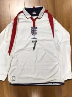 ベッカム ユニフォーム イングランド代表 7 2004 長袖 正規品