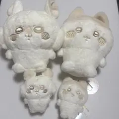 ちいかわ ぬいぱれっと ミルクいろ ぬいぐるみ モモンガ＆ハチワレ