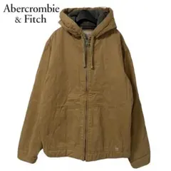 Abrecrombie&Fitch /中綿ジップ パーカー L a563
