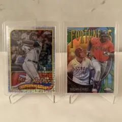 topps chrome Yordan Alvarez ヨルダンアルバレス　2枚