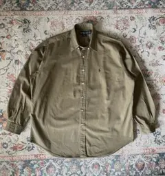 ralph lauren BLAKE B.Dシャツ 90s 茶ベージュ系 XL