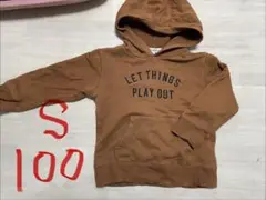 GLOBAL WORK ブラウン パーカー S