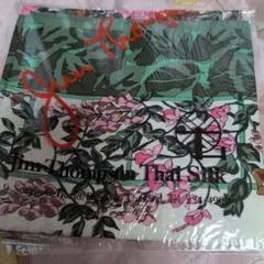 Jim Thompson シルクスカーフ 花柄　タイシルク