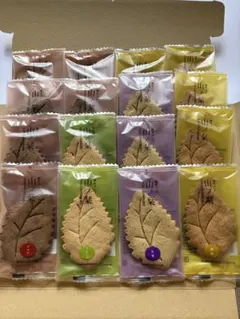 恵那川上屋 山ノ栞 16枚 葉サブレ 詰め合わせ サブレ クッキー 栗のお菓子のサムネイル