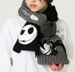 ナイトメア クリスマスのおもちゃ｜ニットマフラー 男女兼用 新品