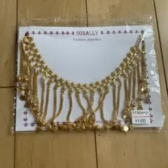 ベリーダンス　ネックレス　ピアスセット