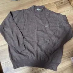 クロコダイル　ニット　ブラウン